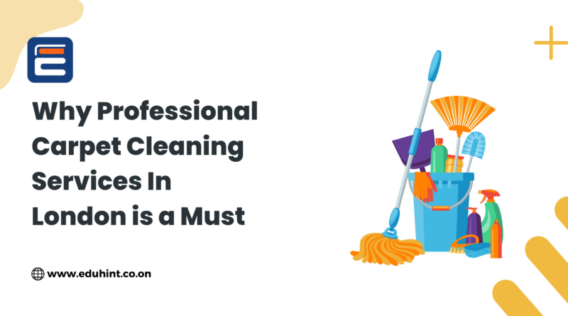 Why Professional Carpet Cleaning Services In London is a Must